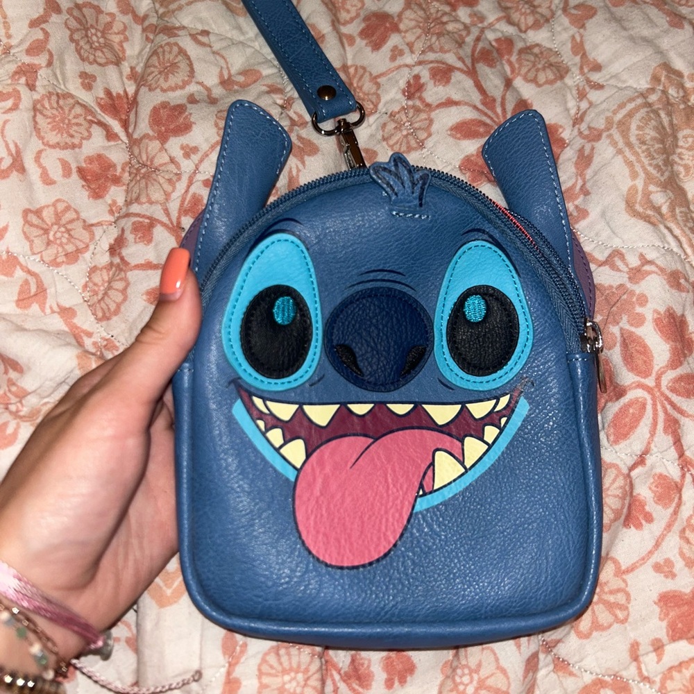 Loungefly Stitch Blue Wristlet